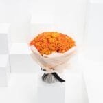 50 Orange Roses: Happy Birthday Elegance in Bloom