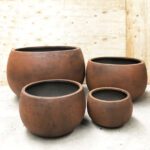 DRUM POLY FIBER RUST POT FP276