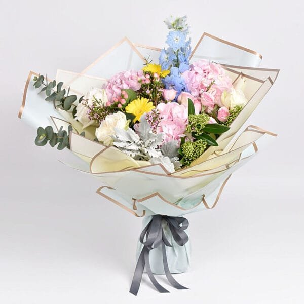 Birthday Happiness: Blooms of Joyful Celebration Bouquet | Cheerful Floral Ensemble