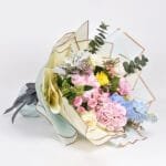 Birthday Happiness: Blooms of Joyful Celebration Bouquet | Cheerful Floral Ensemble