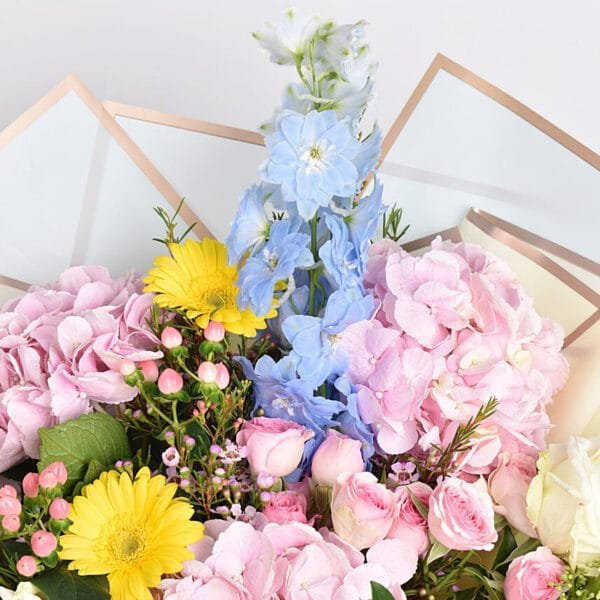 Birthday Happiness: Blooms of Joyful Celebration Bouquet | Cheerful Floral Ensemble