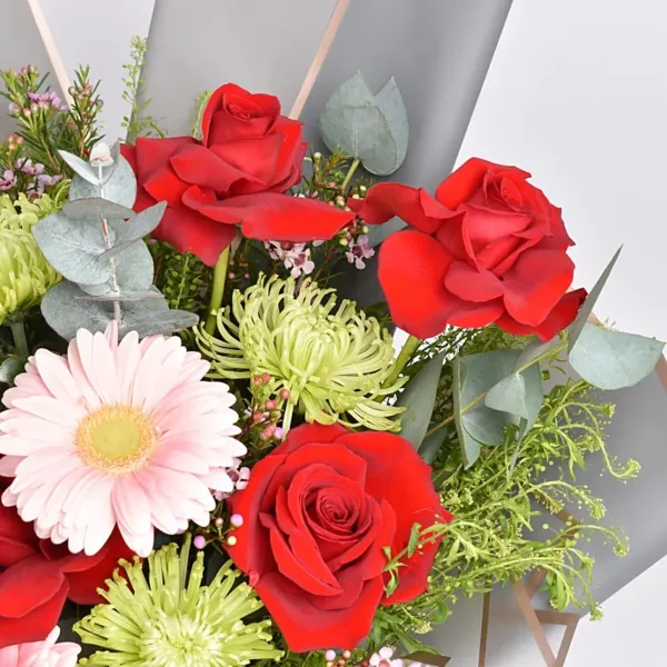 Birthday Love: Blooms of Celebration Bouquet | Joyful Floral Ensemble