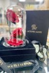 Forever Rose Dark Red - 2 Flowers
