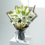 Charming White Lilies Bouquet