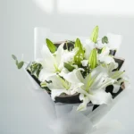 Charming White Lilies Bouquet