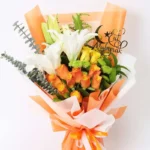 Eid Floral Blessings Bouquet Orange