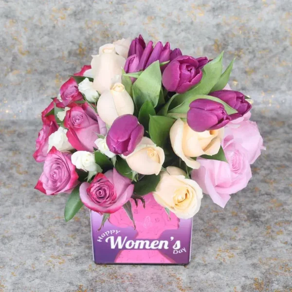 Happy Women's Day Flowers Arrangements | Empowering Floral Tribute