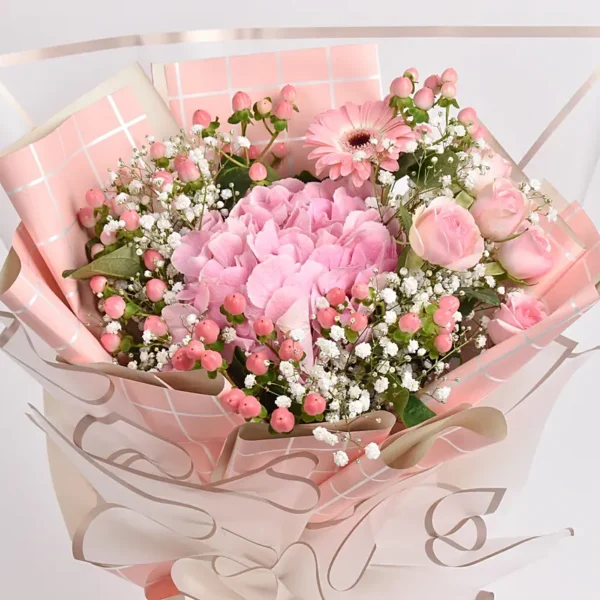 Pink Beauty: Elegance in Every Blossom Bouquet